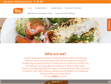 Tablet Screenshot of ihealthmeals.com